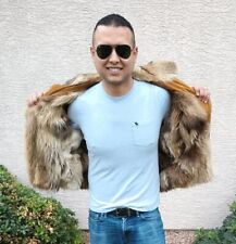 men fur coat coyote for sale  Las Vegas