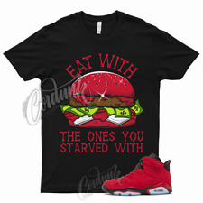 Camiseta EAT para combinar 6 retrô Toro Bravo Varsity University Red Bred Flu Game 1 comprar usado  Enviando para Brazil