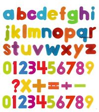 Brinquedo magnético letras e números alfabeto ímãs de geladeira para crianças aprendendo ensino, usado comprar usado  Enviando para Brazil