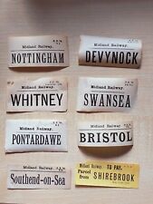 Luggage labels midland for sale  PORTREE