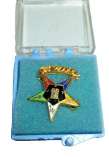 Vintage Masonic Eastern Star 50 Years Metal Lapel Pin Alfa T Scottish Right for sale  Shipping to South Africa