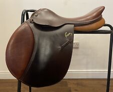 17 1/2” Pessoa Rodrigo Paris Brown Close Contact Jump Saddle 27 Fit for sale  Shipping to South Africa