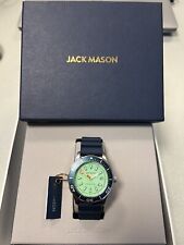 Jack Mason Seatrek relógio com mostrador de espuma do mar com pulseira de borracha marinha JM-D111-001, usado comprar usado  Enviando para Brazil