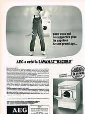 1967 advertisement aeg d'occasion  Expédié en Belgium