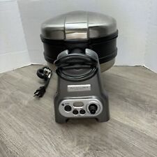 Máquina de waffle rotativa belga KitchenAid KPWB100 Pro Line Series padeiro comprar usado  Enviando para Brazil