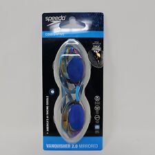 Óculos de corrida Speedo Competitive Vanquisher 2.0 espelhado AZUL - BLOCOS UV com etiqueta, usado comprar usado  Enviando para Brazil