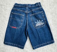 Shorts jeans masculino vintage Y2K Jnco com coroa azul - Tamanho 16 comprar usado  Enviando para Brazil
