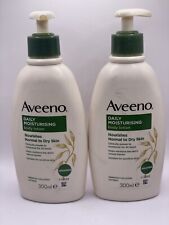 2-pack Aveeno Daily Moisturizing Body Lotion Unscented 300ml (each), used for sale  Shipping to South Africa