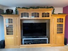 Entertainment center solid for sale  Ypsilanti