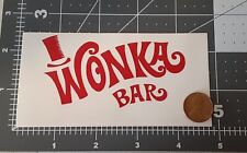 Usado, Calcomanía de transferencia troquelada de transferencia troquelada para barra de caramelo Willy Wonka segunda mano  Embacar hacia Argentina