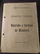 Regia marina istruzioni usato  Cava De Tirreni
