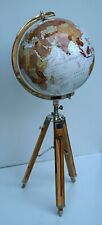 Modern globe wooden for sale  Shipping to Ireland