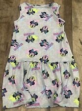 Novo Vestido Disney Minnie Mouse Meninas Cinza Macio Tamanho 7/8, usado comprar usado  Enviando para Brazil