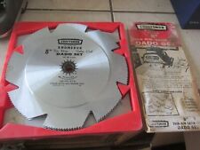 Craftsman Kromedge Thin Rim Satin Cut 8" Dado Set 9-3253 Table or Radial Arm Saw for sale  Shipping to South Africa
