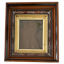 Usado, Moldura de madeira antiga feita à mão decoração ornamentada borda interna 9,5 x 7,5 pol. comprar usado  Enviando para Brazil