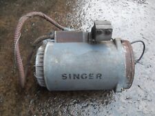 Máquina de costura industrial vintage Singer motor de embreagem elétrica 230v/250v, usado comprar usado  Enviando para Brazil