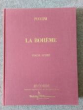 Puccini bohéme. opera. usato  Spedire a Italy