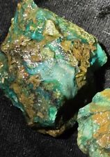 2 Piece Lot 57 Grams Gem Silica Malachite Chrysocolla Cabbing Lapidary Druzy for sale  Shipping to South Africa