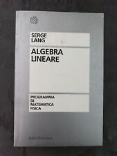 Manuale algebra lineare usato  Cecina