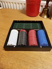 Wooden box poker for sale  LUTON