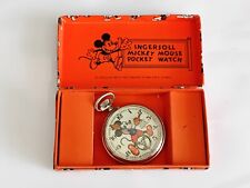 mickey mouse pocket watch for sale  BRIGHTON