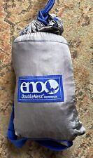 ENO SUSPENSION SYSTEMS Double Nest BLUE/Grey  2-Person HAMMOCK for sale  Shipping to South Africa