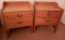 Bedside tables pine for sale  EPSOM