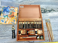 kit de tubo de pintura a óleo vintage devoe artista conjunto caixa lote caixa de madeira art déco roupa anos 30, usado comprar usado  Enviando para Brazil