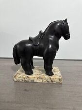 FERNANDO BOTERO BRONZE SCULPTURE "HORSE WITH SADDLE II" SIGNED AND NUMBERED, used for sale  Shipping to South Africa