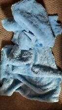 Blue fur fabric for sale  BIRMINGHAM
