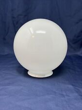 Antique Vintage Cased Glass White Globe Light Shade 3" Fitter Thin Glass for sale  Shipping to South Africa