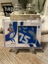 Used, 2023 Panini Immaculate Hendon Hooker Rookie RC Team Logo Patch 5/5 Detroit Lions for sale  Shipping to South Africa