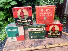 Used, Lot of Vintage Empty Gun Cartridge Hunting Image Boxes Eley Mohawk for sale  Shipping to South Africa