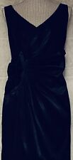 ALEX & EVE BY ALEX EVENINGS Womens Black V-Neck Knee Length Lined Dress 16, used for sale  Shipping to South Africa