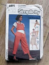 Simplicity pattern 6891 for sale  LONDON
