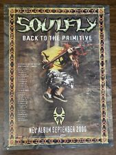 Usado, Pôster Soulfly Back To The Primitive Tour Sepultura Max Cavalera  comprar usado  Enviando para Brazil