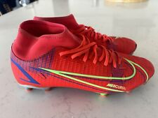 Botas de Fútbol NIKE Mercurial Superfly 8 Academia Talla US8 UK7 Rojo Carmesí segunda mano  Embacar hacia Argentina