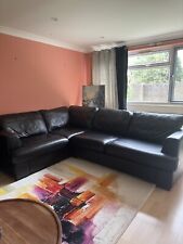Dfs leather corner for sale  LONDON