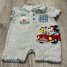 Traje vintage de bebé Disney Mickey Pluto en coche 6-9 meses J5 segunda mano  Embacar hacia Argentina