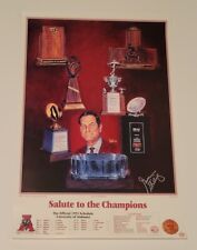 Cartaz Gene Stallings autografado UA Alabama Crimson Tide 1992 Champs prova, usado comprar usado  Enviando para Brazil