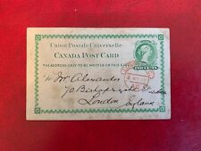 Canada 1892 postal for sale  HERNE BAY