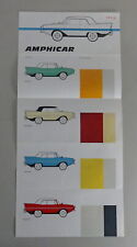 Brochure folder amphicar d'occasion  Expédié en Belgium