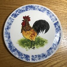 Rooster ceramic round for sale  Happy Valley