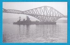 Used, Original Real Photo Royal Navy H.M.S NELSON Forth Railway Br ROSYTH Pay Off for sale  NEWCASTLE UPON TYNE