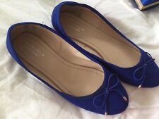 Royal blue suede for sale  HELSTON