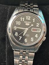 Seiko 5 relógio masculino automático 7S26-01V0 dia/data limpo com caixa 21 joias comprar usado  Enviando para Brazil