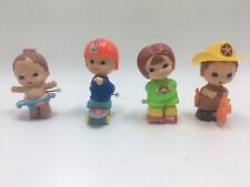 Vintage Lot of TOMY Wind-Up Toy Figures (Skateboard, Roller Skate, Cowboy, Baby) for sale  Shipping to South Africa