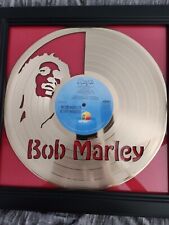 Bob Marley disco de ouro 24k corte a laser 13x13 quadro de caixa de sombra "Kaya" comprar usado  Enviando para Brazil