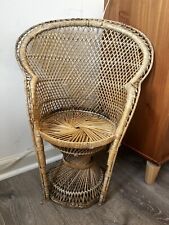 peacock wicker chair for sale  Durham