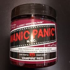 Manic Panic Hair Dye Semi-Permanent Hair Color 4oz ( Vampire Red)!!!, used for sale  Shipping to South Africa